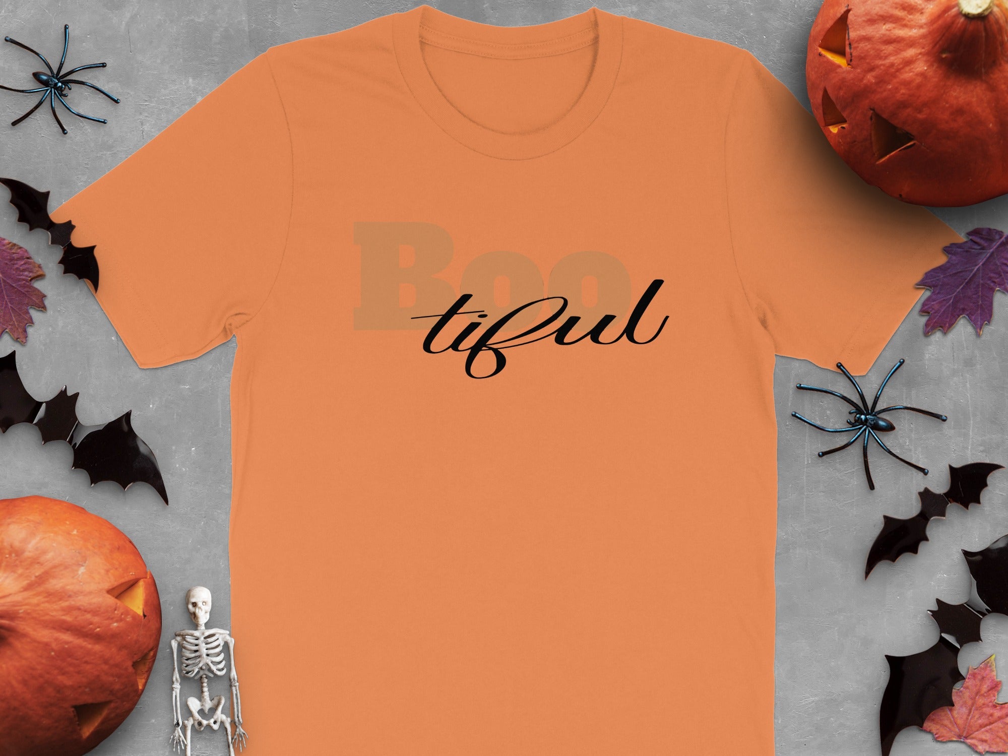 Stylish Bootiful Halloween Themed Graphic Tee product type