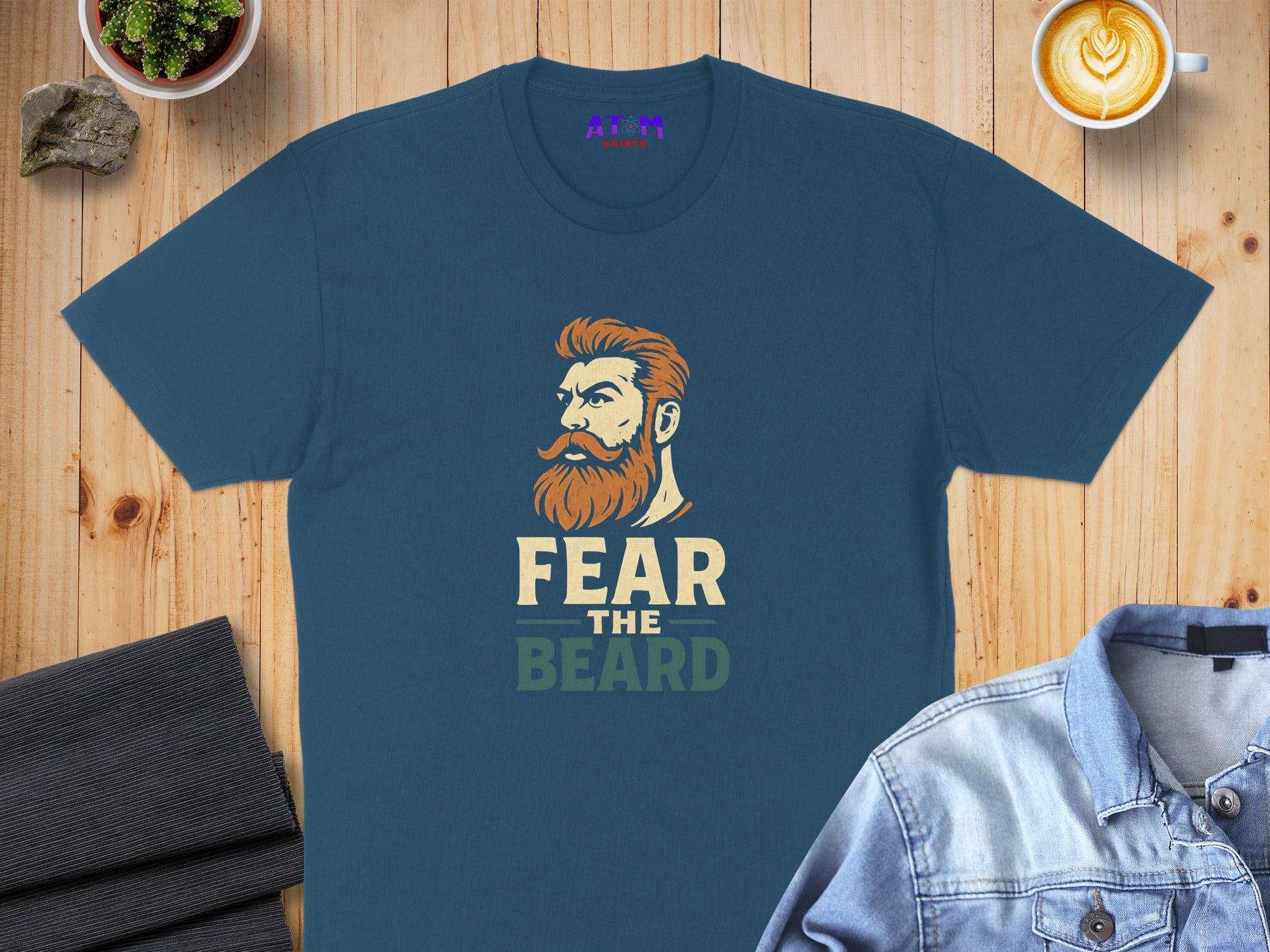 Fear The Beard Graphic T-Shirt Casual Wear product type
