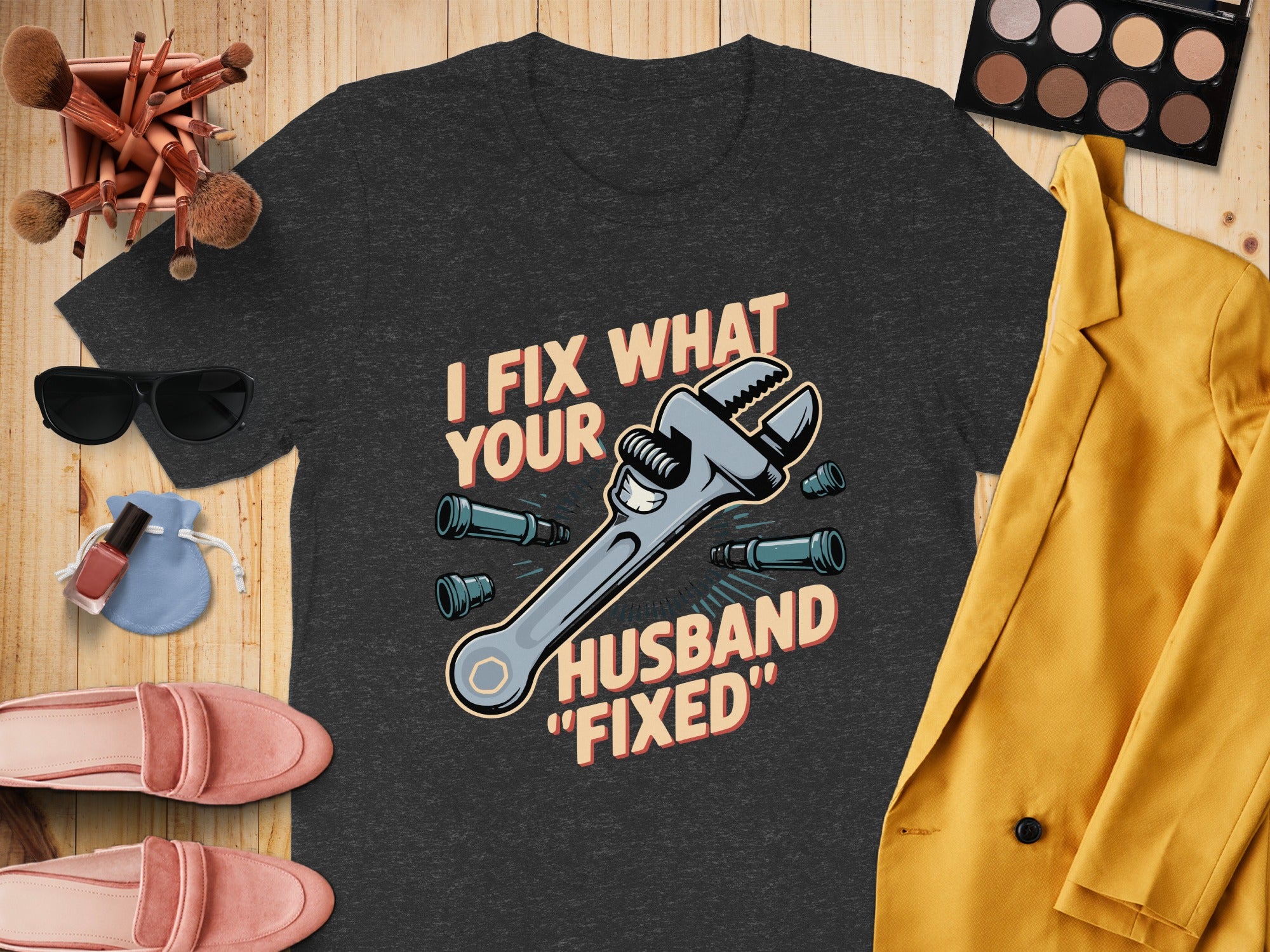 I Fix What Your Husband Fixed Graphic Tee product