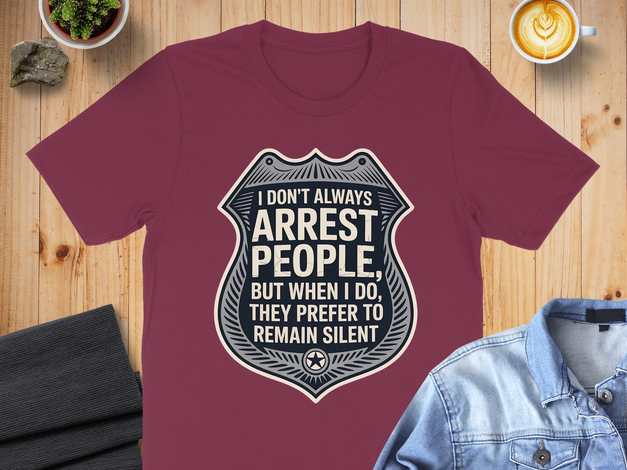 I Don't Always Arrest People Funny T-Shirt product type