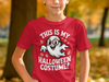 Funny Ghost Halloween Costume Youth T Shirt