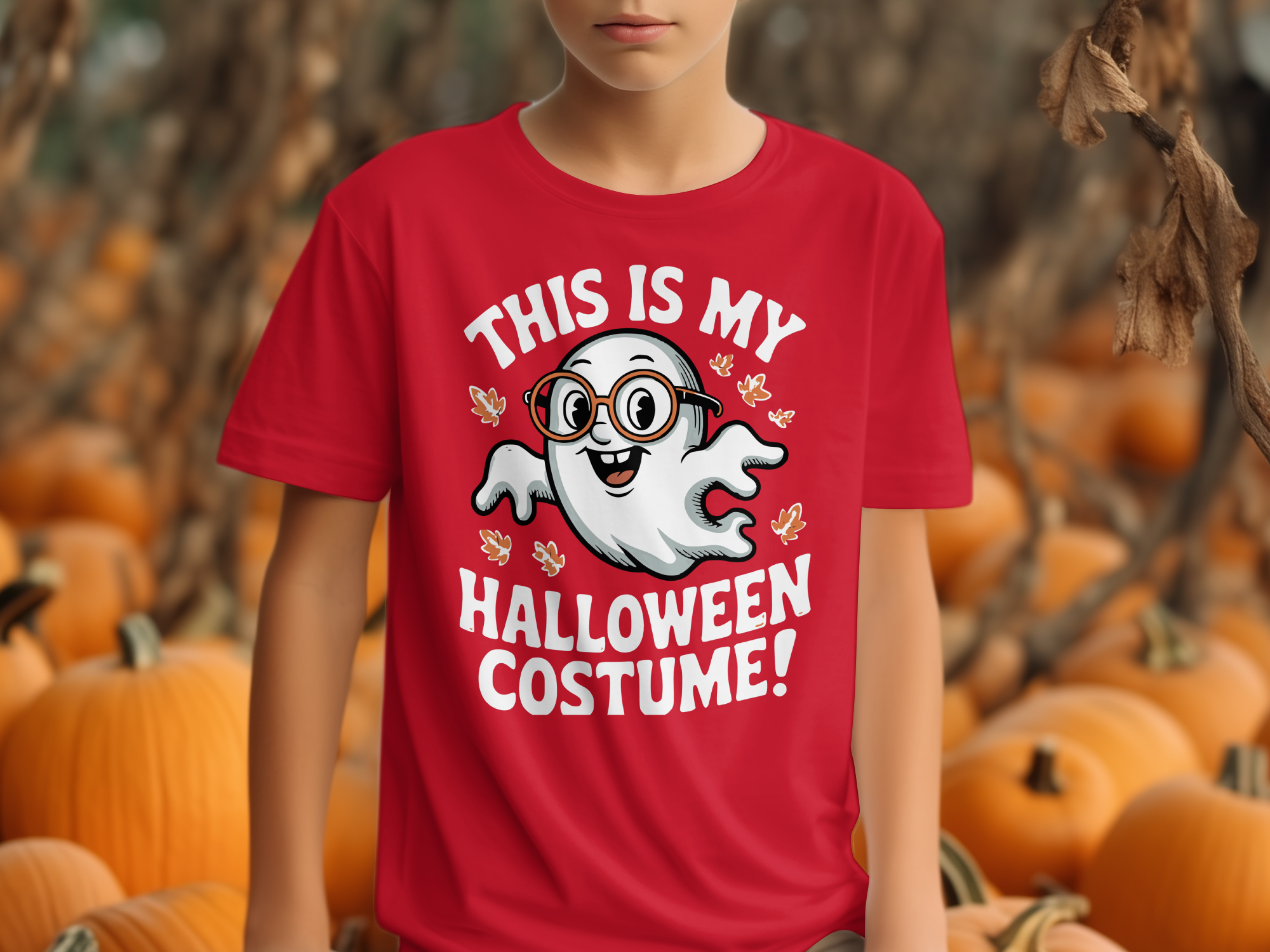 Funny Ghost Halloween Costume Youth T Shirt