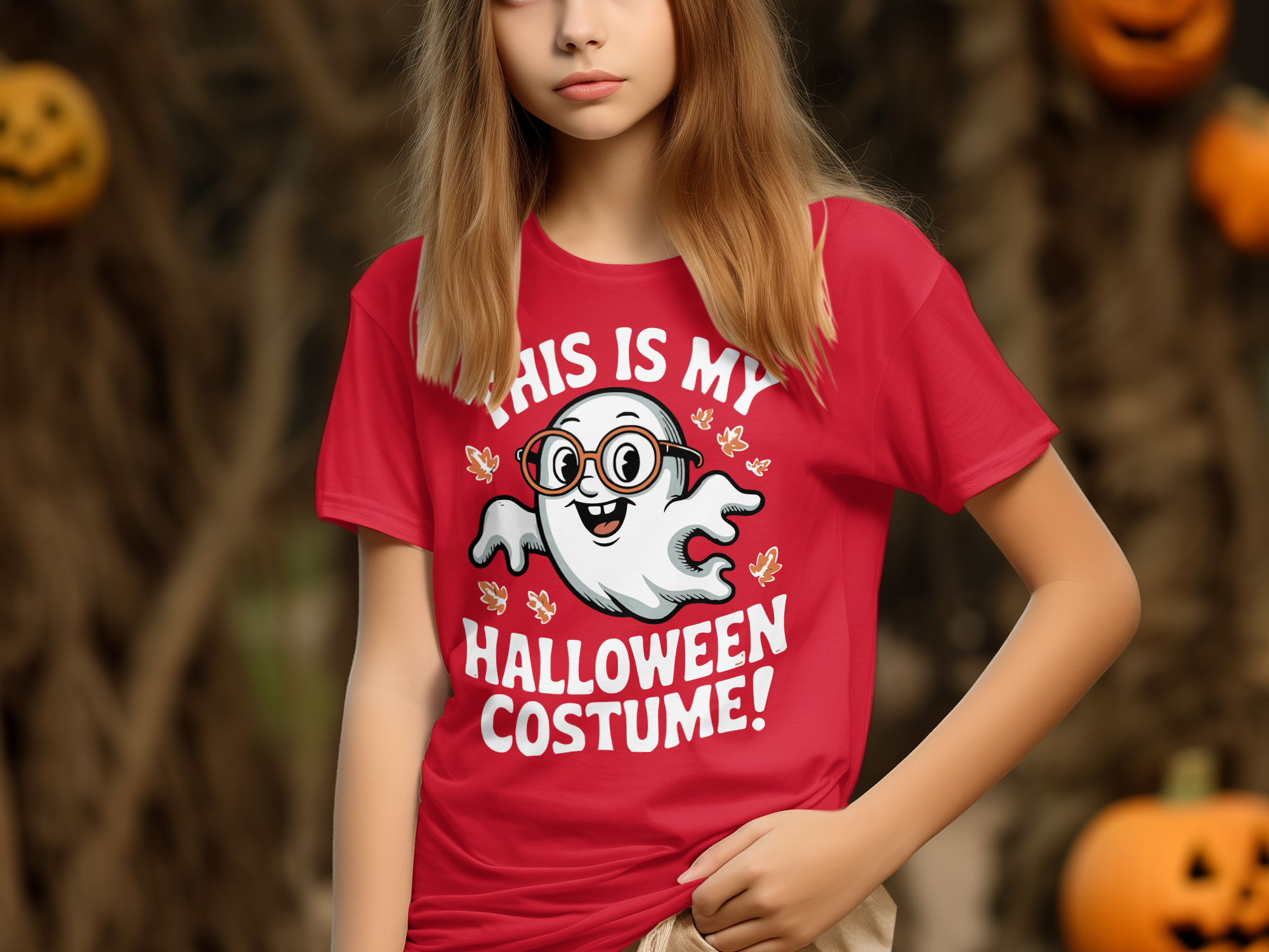Funny Ghost Halloween Costume Youth T Shirt