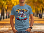 Chill by Day Thrill by Night Vampire Cartoon T-Shirt