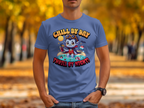 Chill by Day Thrill by Night Vampire Cartoon T-Shirt