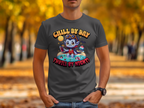 Chill by Day Thrill by Night Vampire Cartoon T-Shirt