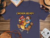 Cool Gaming Chicken Jockey T-Shirt
