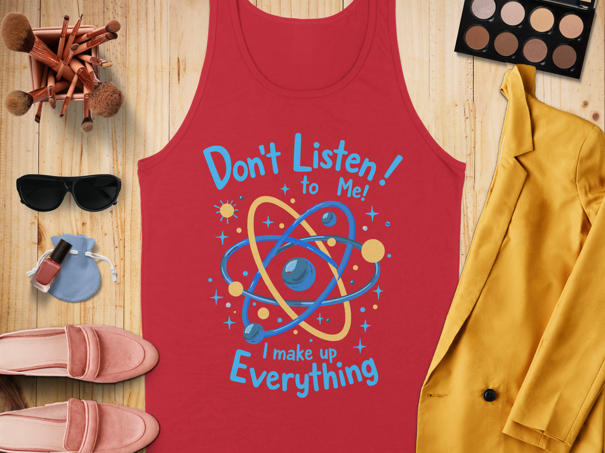 Atom Design Shirt – Funny Science Humor Tee
