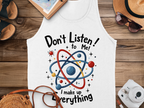 Atom Design Shirt – Funny Science Humor Tee
