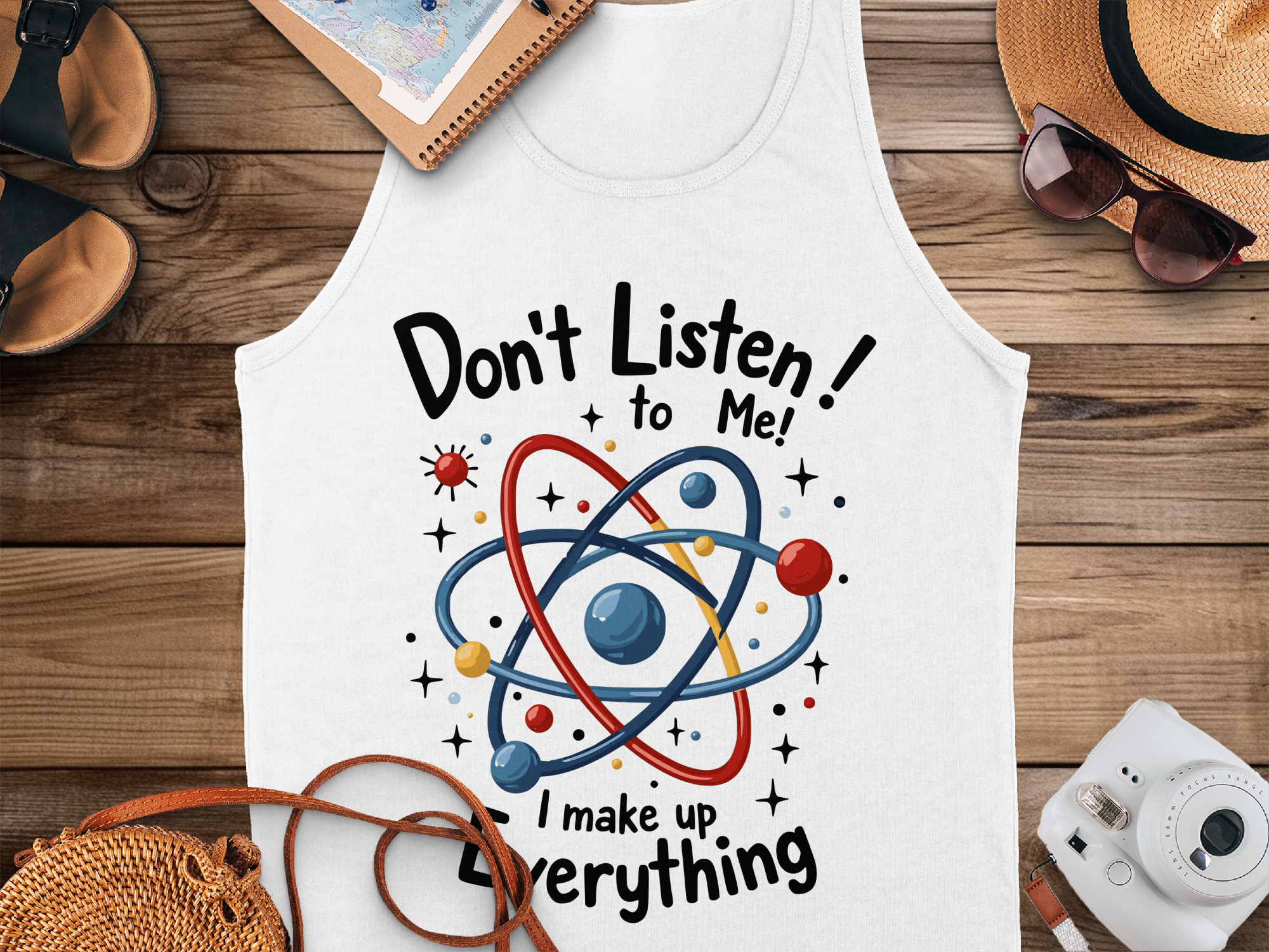 Atom Design Shirt – Funny Science Humor Tee