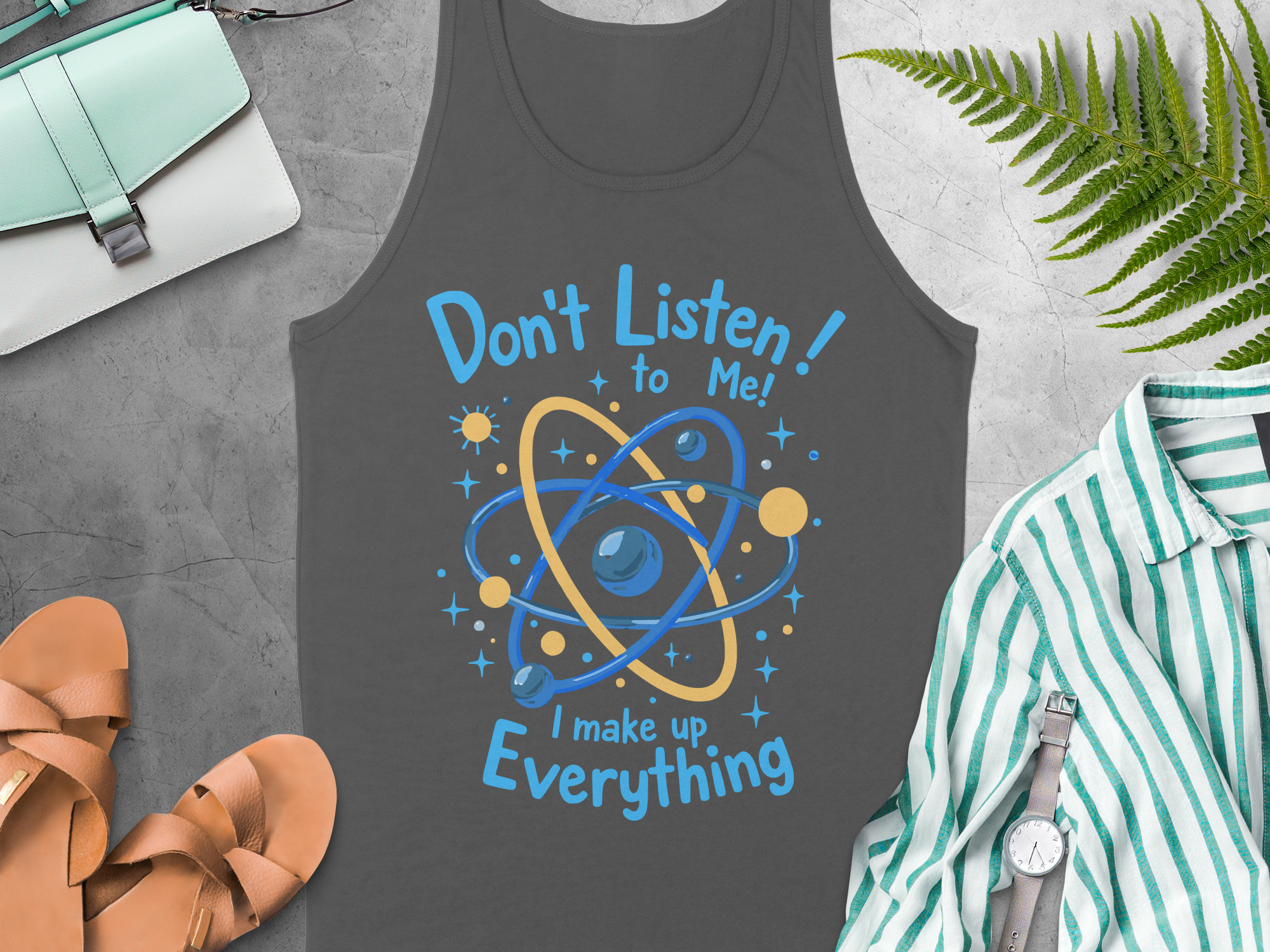 Atom Design Shirt – Funny Science Humor Tee