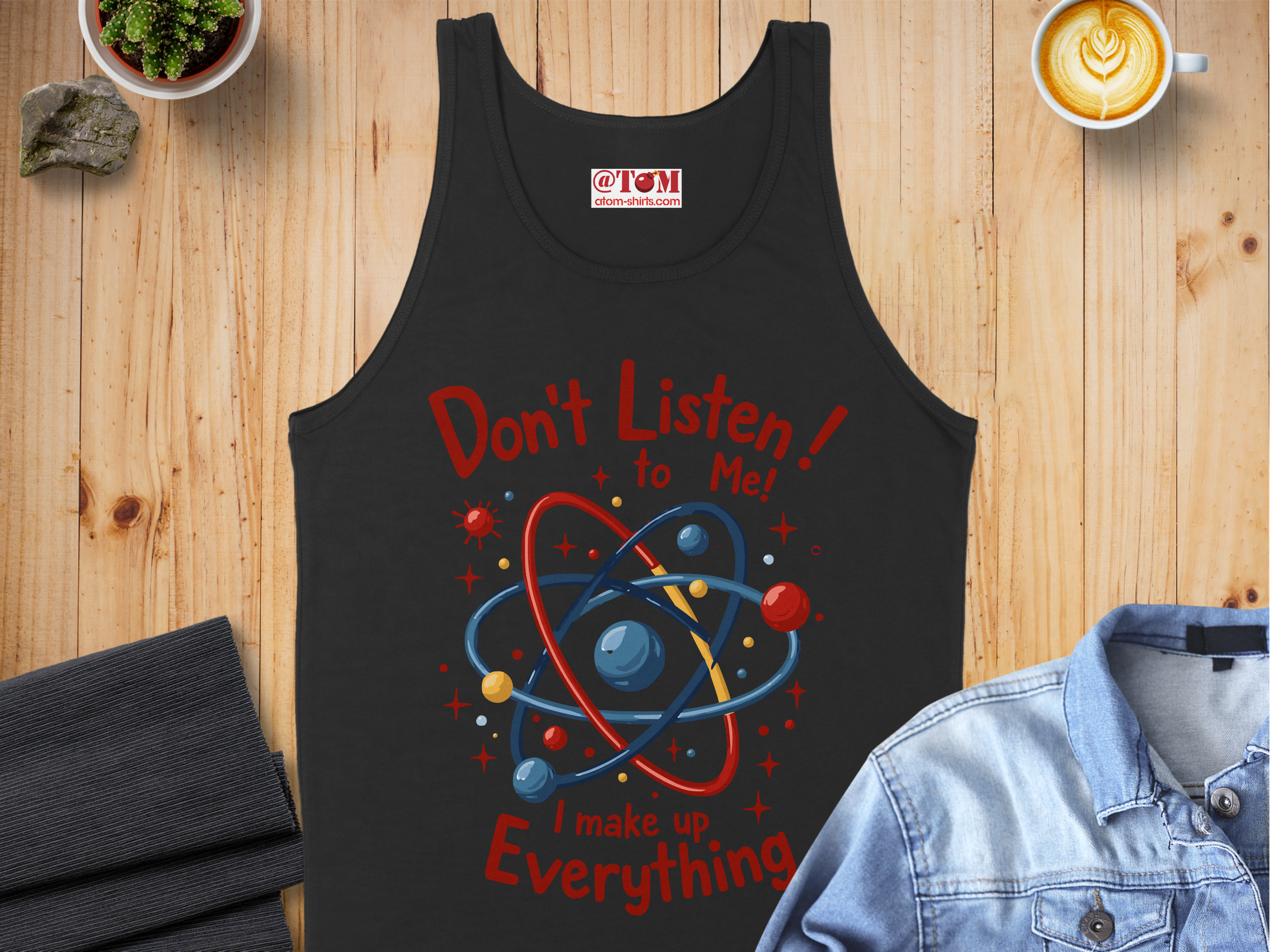 Atom Design Shirt – Funny Science Humor Tee
