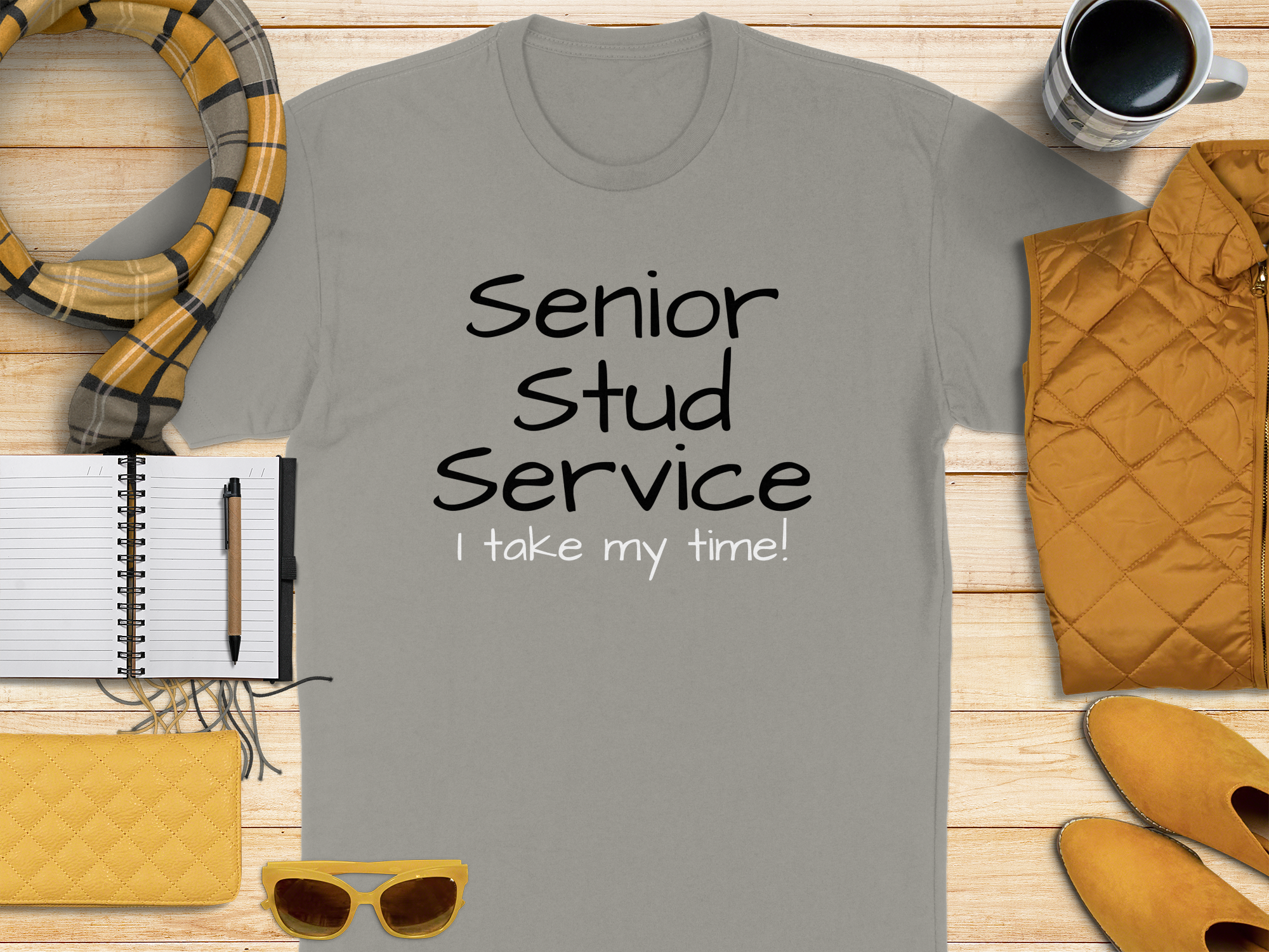 Funny Senior Stud Service T-Shirt