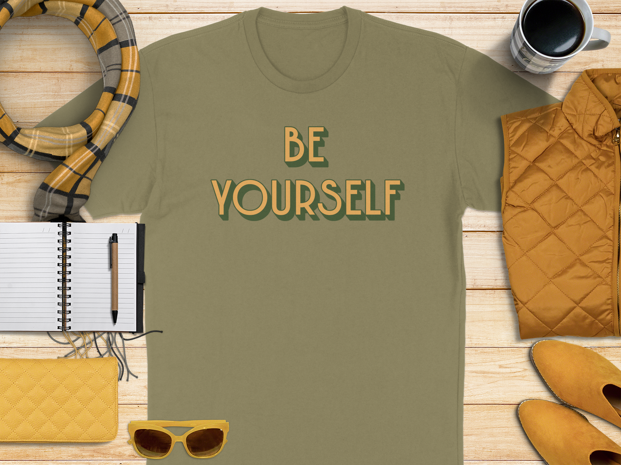 Be Yourself Inspirational Quote T-Shirt
