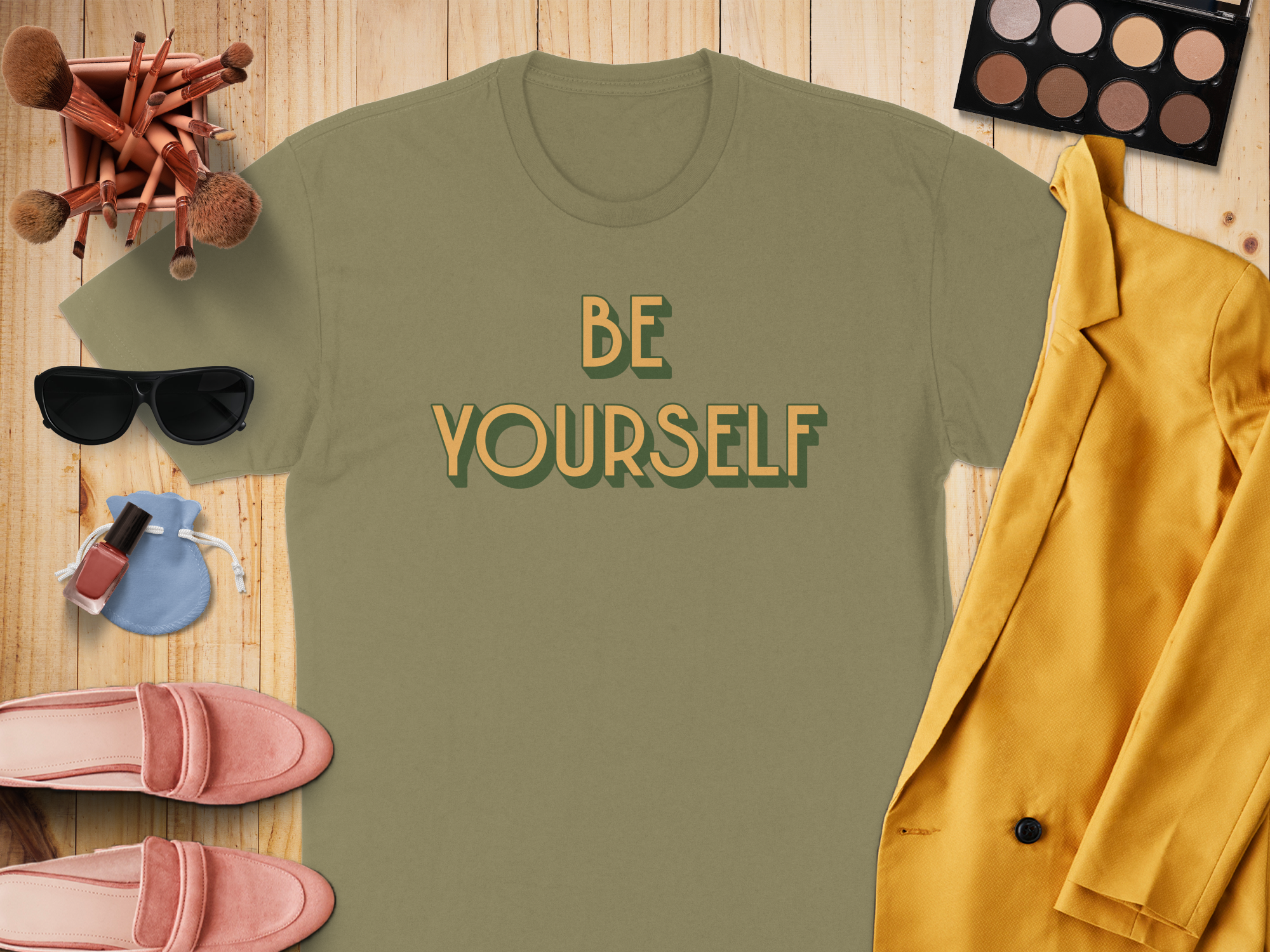 Be Yourself Inspirational Quote T-Shirt