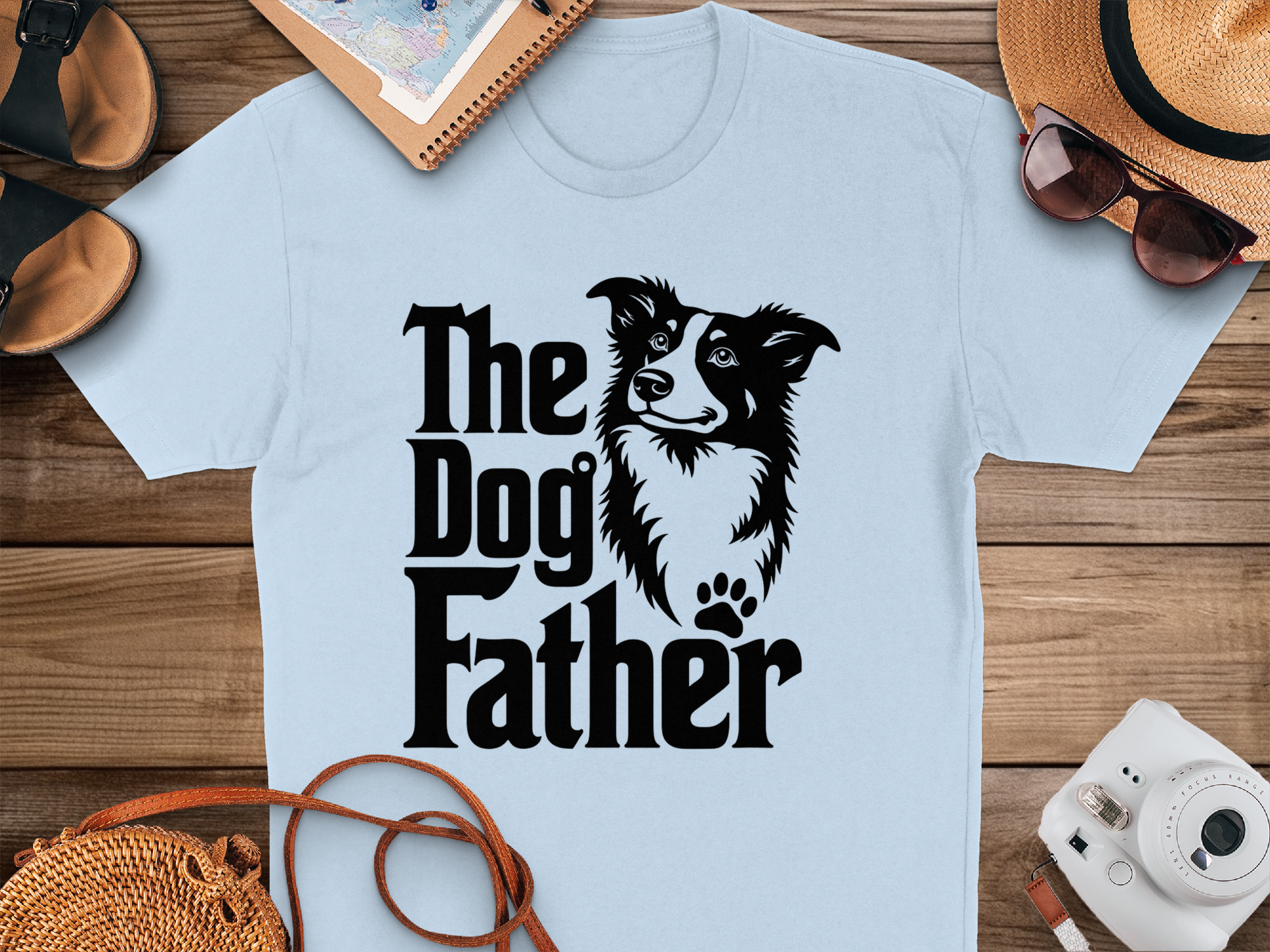 The Dog Father T-Shirt Funny Dog Lover Shirt