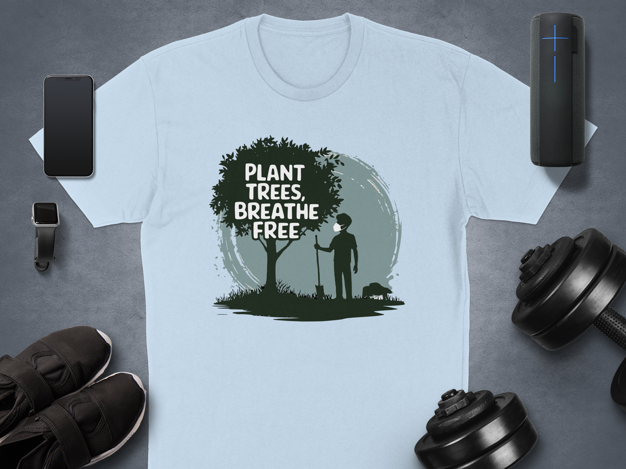 Plant Trees Breathe Free T-Shirt
