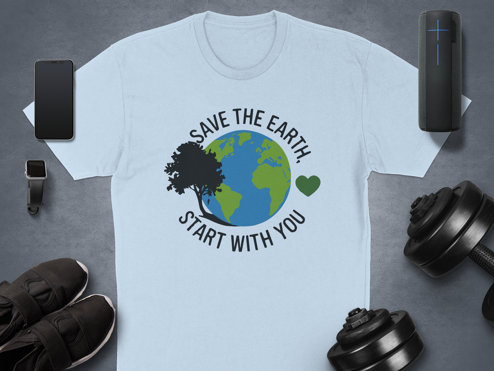 Eco-Friendly Save the Earth T-Shirt