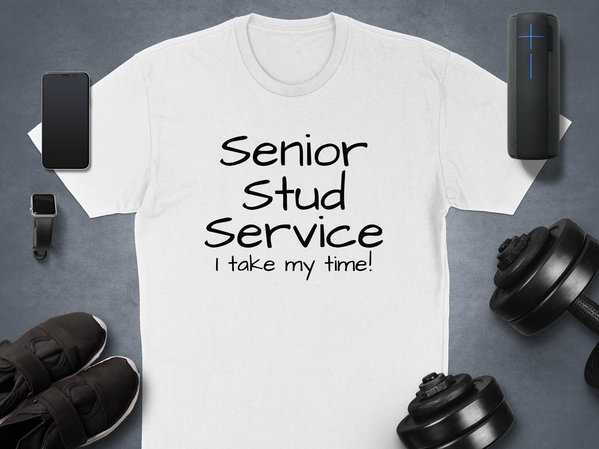 Funny Senior Stud Service T-Shirt