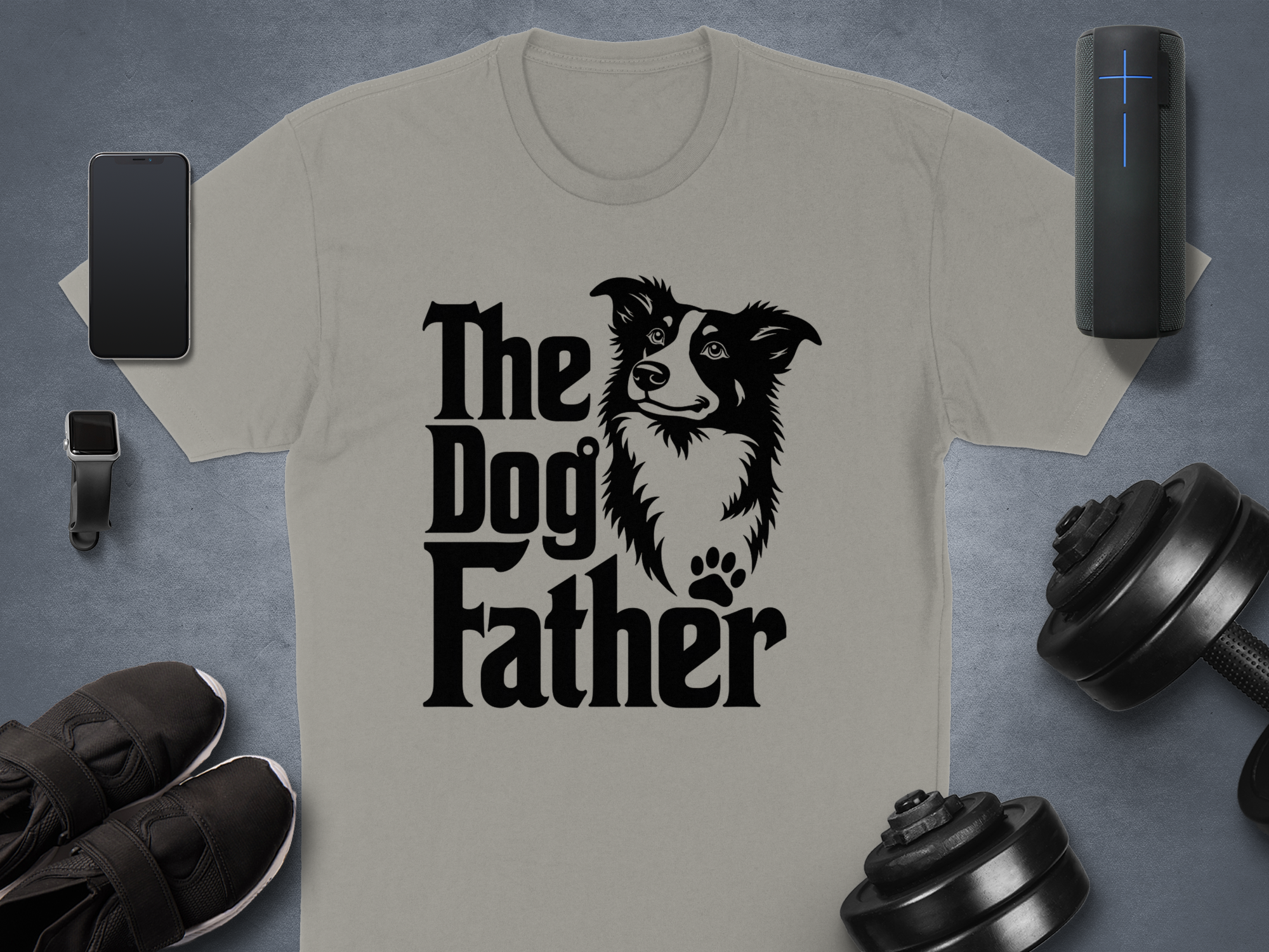 The Dog Father T-Shirt Funny Dog Lover Shirt