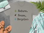Eco-Friendly Reduce Reuse Recycle Graphic Tee