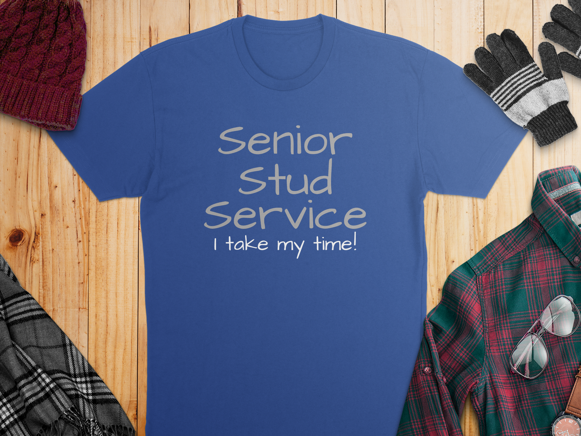Funny Senior Stud Service T-Shirt