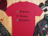 Eco-Friendly Reduce Reuse Recycle Graphic Tee