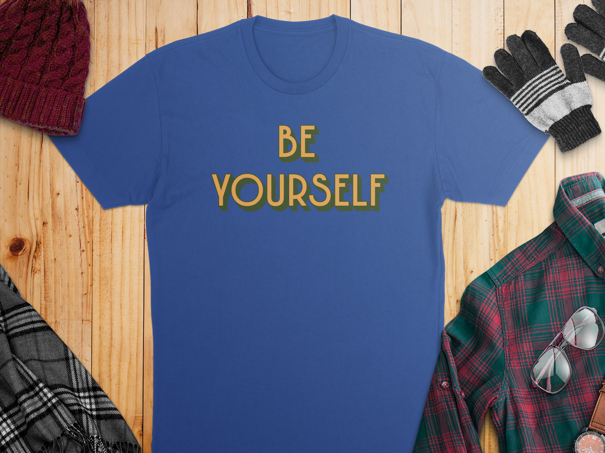 Be Yourself Inspirational Quote T-Shirt