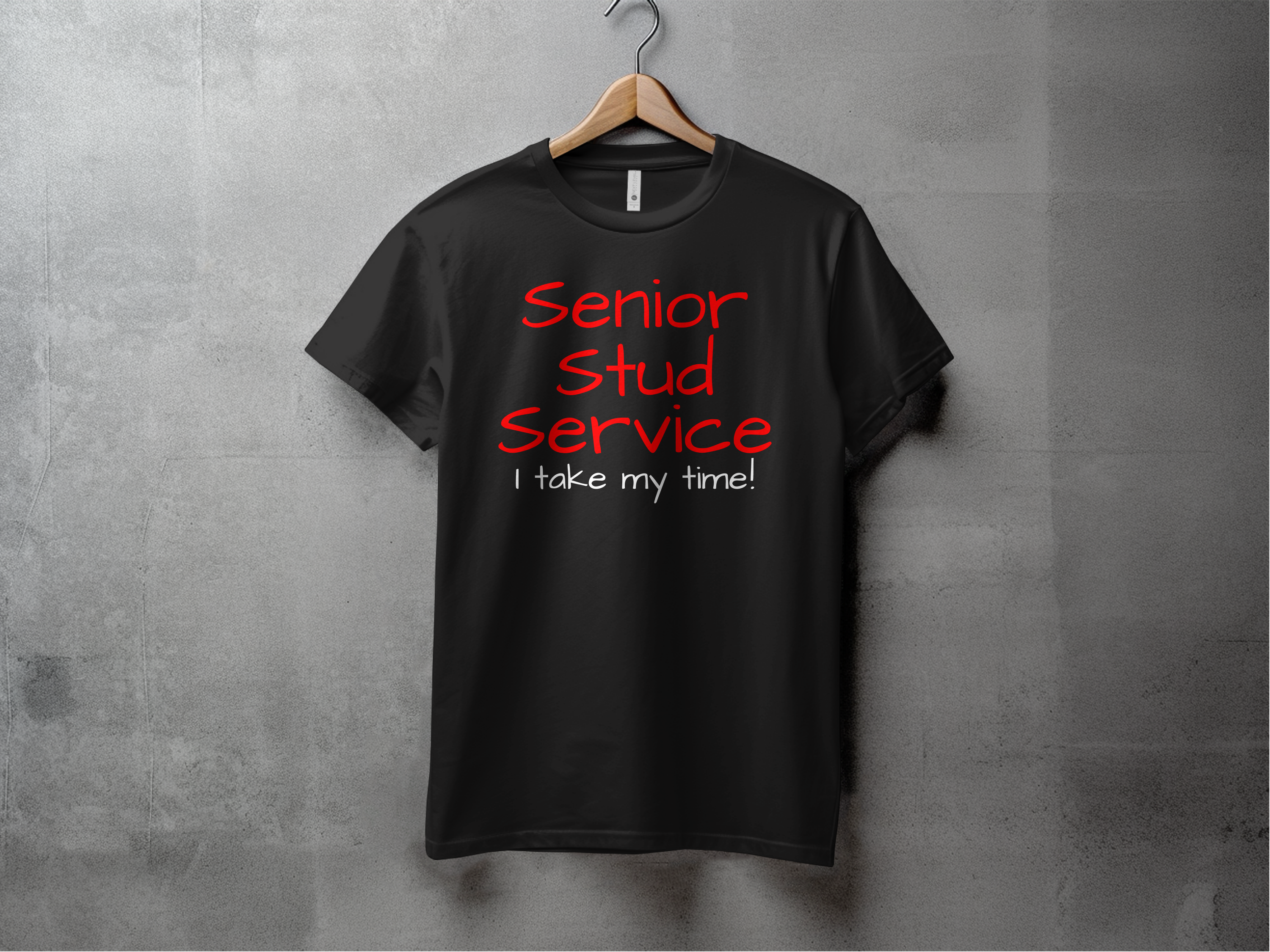 Funny Senior Stud Service T-Shirt