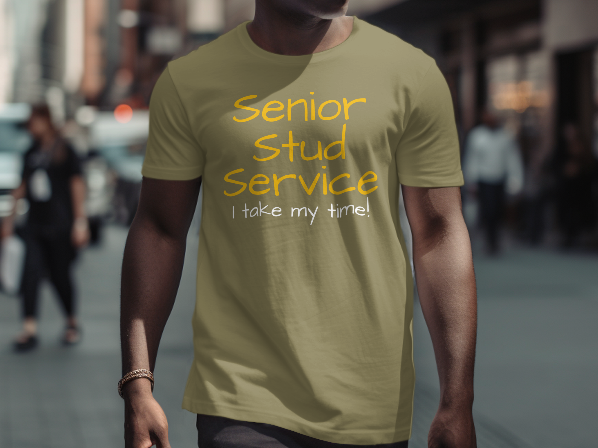 Funny Senior Stud Service T-Shirt