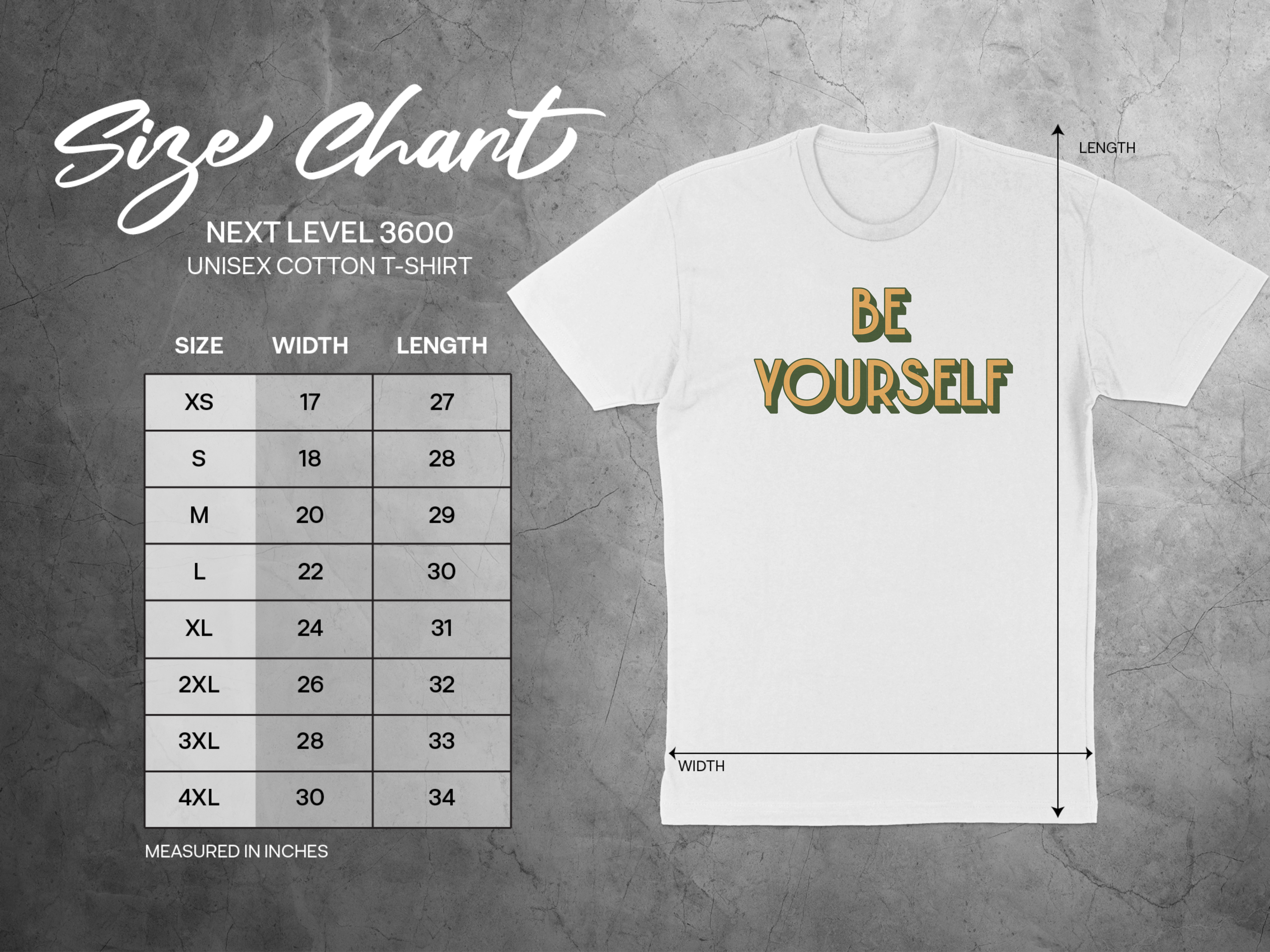 Be Yourself Inspirational Quote T-Shirt