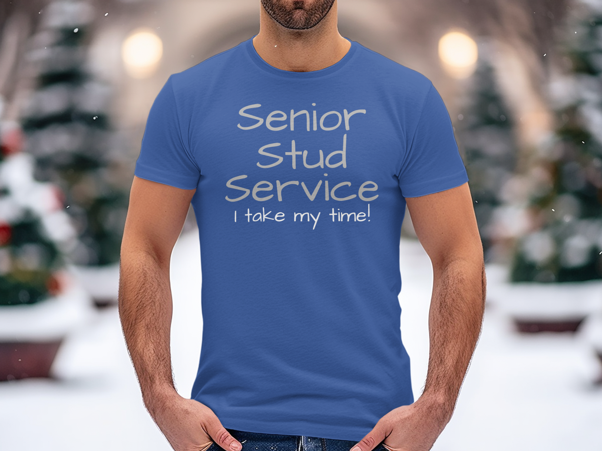 Funny Senior Stud Service T-Shirt