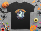 Stay Spooky Ghost and Pumpkin Skateboard Halloween T-Shirt