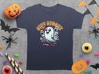 Stay Spooky Ghost and Pumpkin Skateboard Halloween T-Shirt