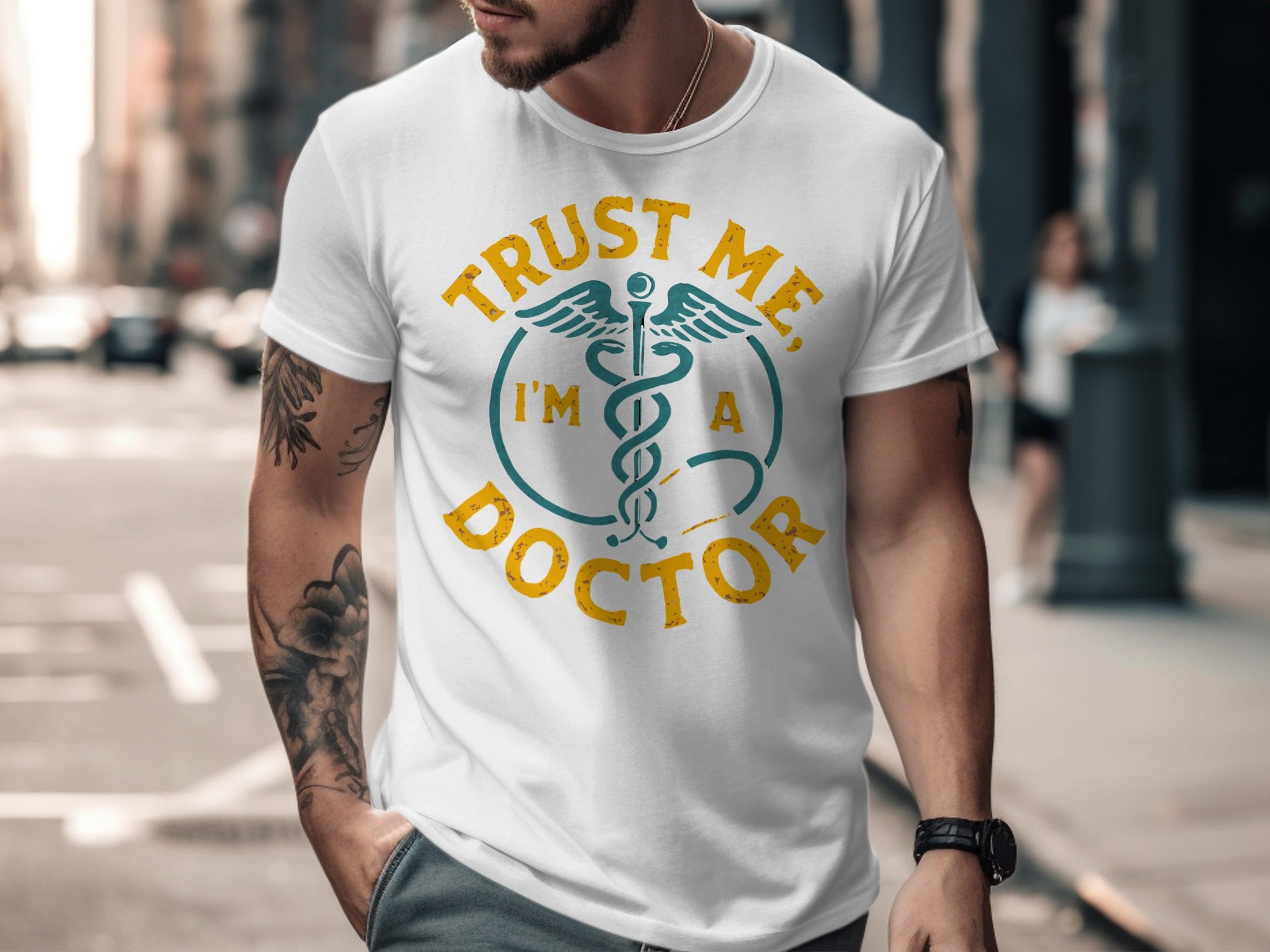 Trust Me I'm A Doctor Graphic Tee Shirt product