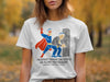 Superhero or Paperwork Funny Graphic T-Shirt product