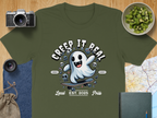 Creep It Real Ghost Skateboard Graphic T-shirt product
