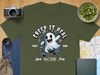 Creep It Real Ghost Skateboard Graphic T-shirt product