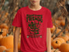 Adopt Funny Friends Graphic Red T-shirt product type