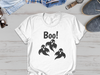Spooky Boo Ghosts White Graphic Design Shirt product type