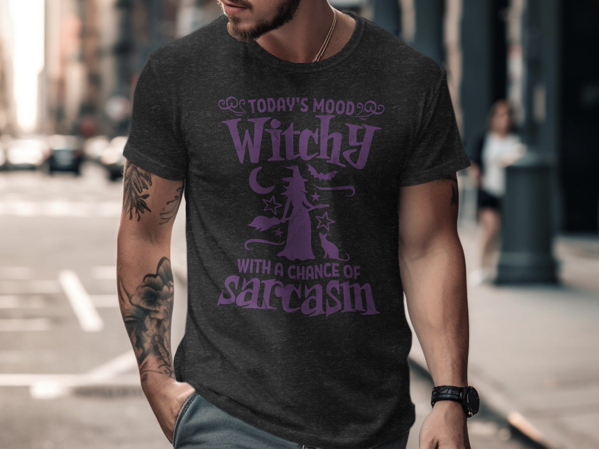 Today's Mood Witchy With A Chance Of Sarcasm T-shirt product