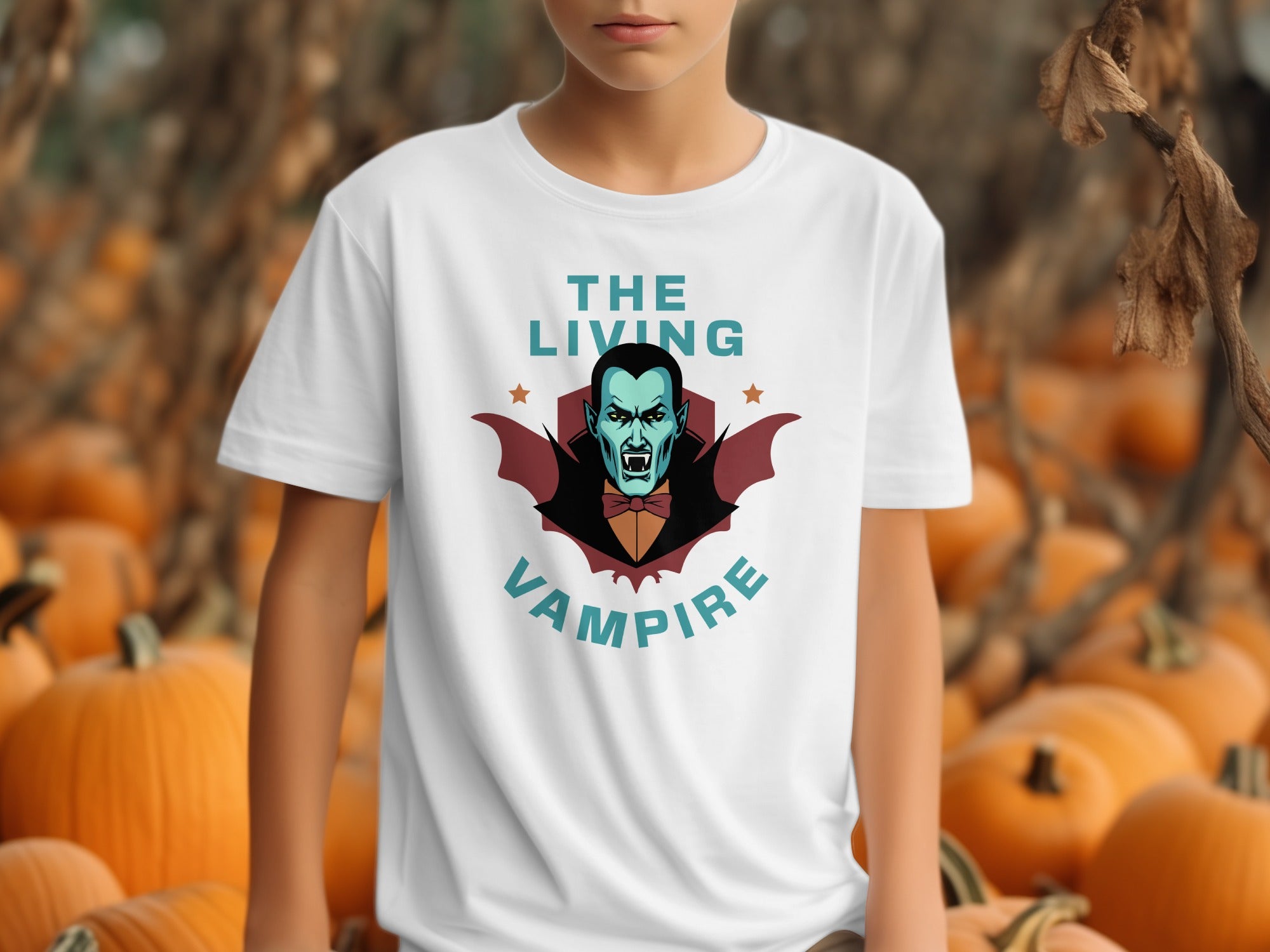 The Living Vampire Graphic Halloween T-Shirt product