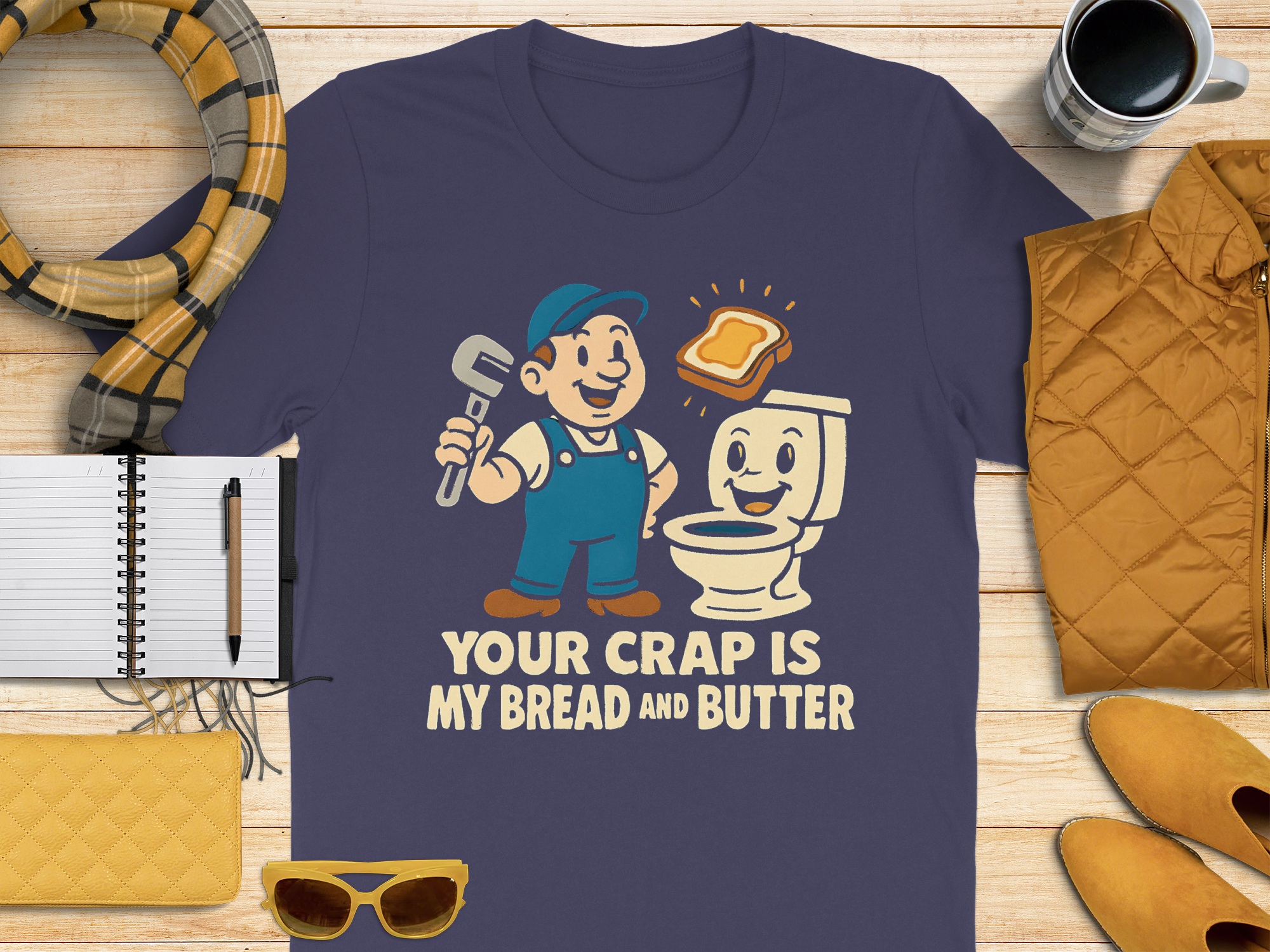 Your Crap Is My Bread and Butter Graphic Tee product type
