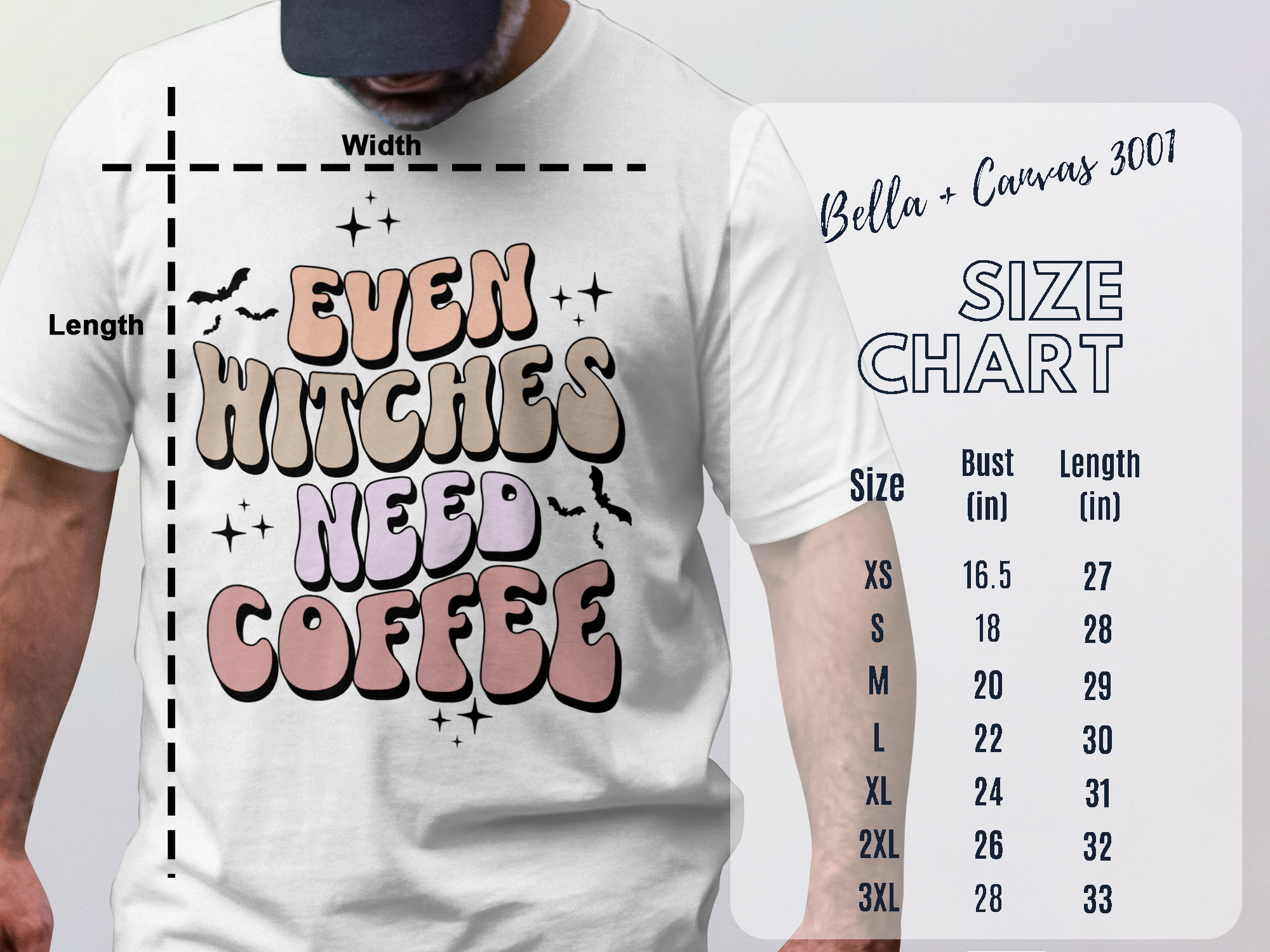 Even Witches Need Coffee Graphic Tee product