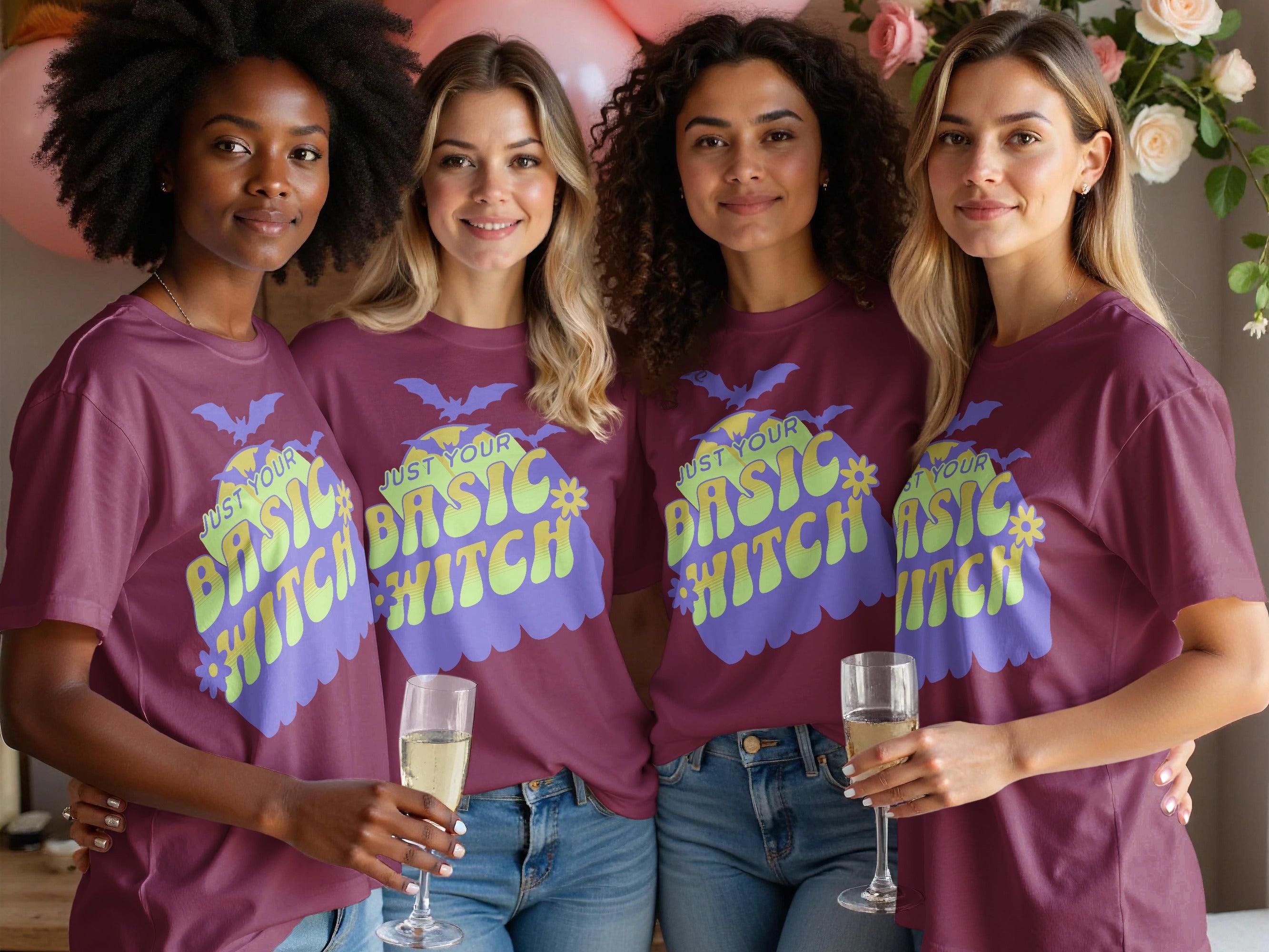 Just Your Basic Witch Graphic Tee shirt product type