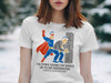 Funny Superhero Saving World or Filing Paperwork Product Type