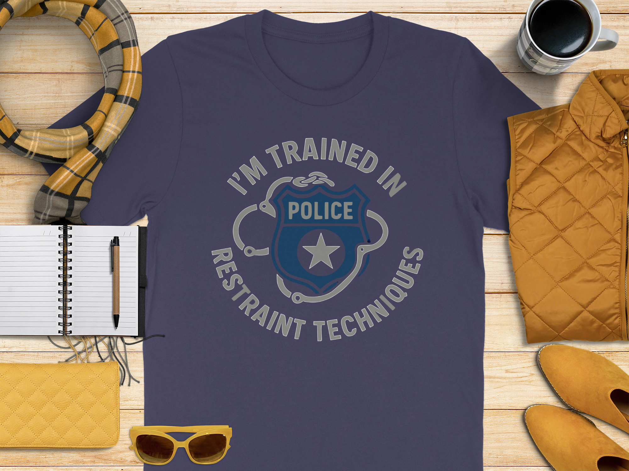 I'm Trained in Restraint Techniques Police product type