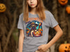 Halloween Themed Pug Graphic T-Shirt product type