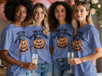 Blue T Shirt with Pumpkin Print Halloween Costume product