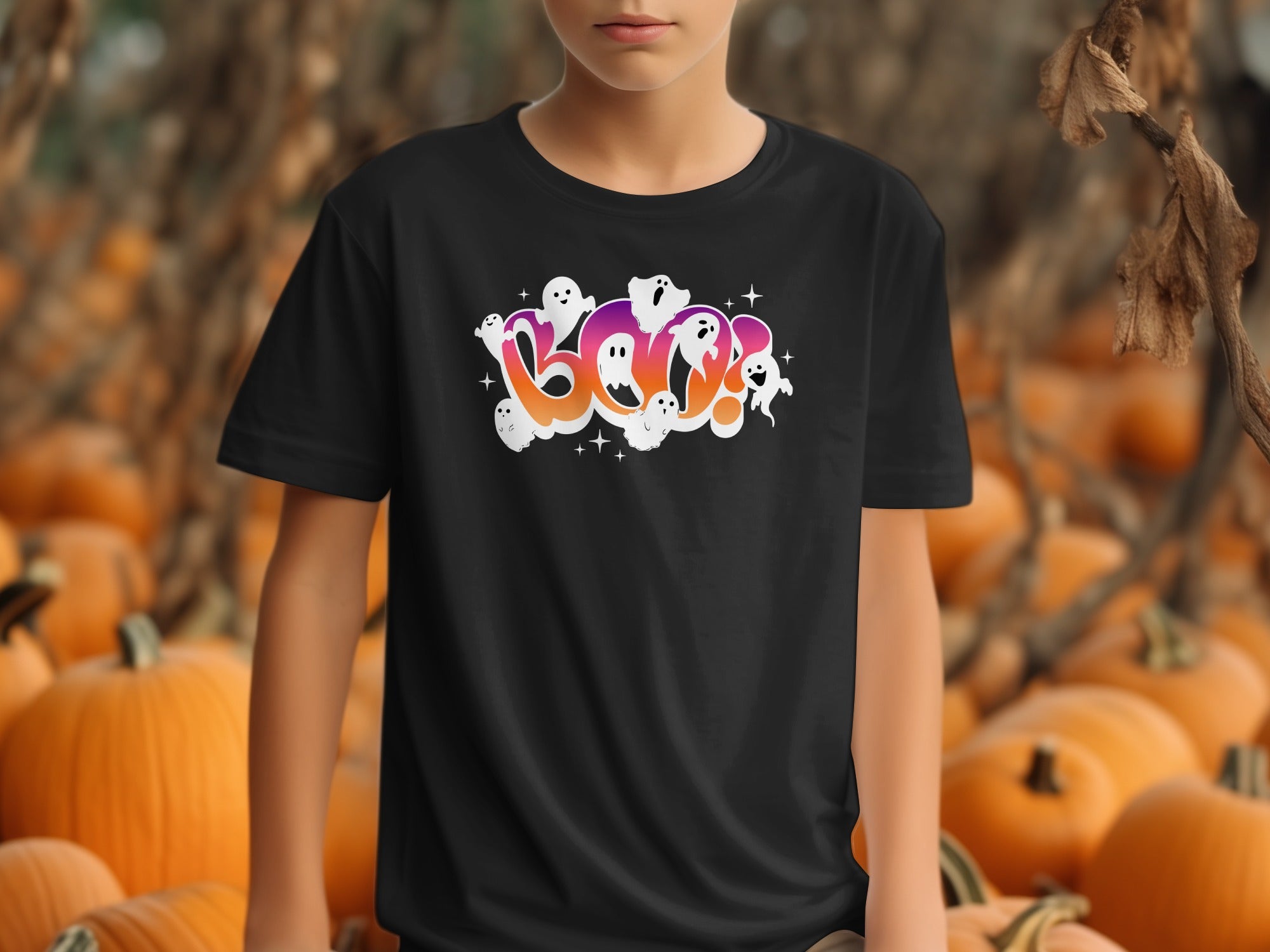 Boo Ghosts Halloween Themed T-Shirt product
